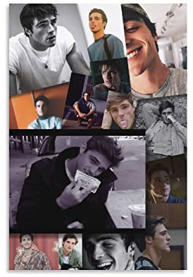 HUIBEI Jacob Elordi Poster, sexy männliche Sterne, Poster, 20 x 30 cm, Leinwanddruck, Poster, Geschenke