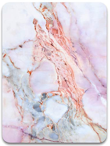 Dapesuom Small Mouse Pad, Mini Mouse Pad 15x20 cm, Non-Slip Rubber Waterproof Mouse Mat, Cute MousePad for Women Kids Men Wireless Mouse Laptops Keyboard Tray Home Office Travel, Classic Pink Marble