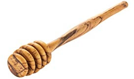APS 1019 - Cuchara de madera de olivo (15 cm, cada pieza es única. El color y las vetas pueden variar)