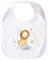SpecialMe® personalisiertes Baby Lätzchen Name Tier-Motive Nashorn Löwe Elefant Watercolor Junge Mädchen Löwe weiß unisize
