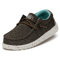HEYDUDE Wally Youth Sox MOC Toe Shoes, Musc, 36 EU