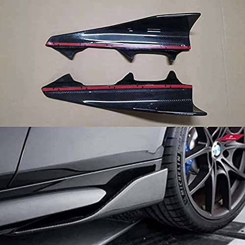 Yucss Carbon Seitenschweller Für BMW E60 M5 F10 G30 F22 F23 F87 M2 F32 F33 F36 F82 M4 E90 E92 F30 M3 Sport Style Seitenspoiler, 2St