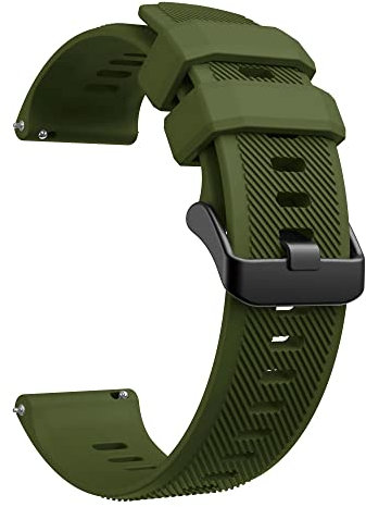 IOTUP Correas de muñeca para Polar Vantage M/M2 Banda de reloj inteligente para Polar Grit X Pro Correa de silicona 18 20 22mm Pulsera (color: beige, tamaño: 22mm)