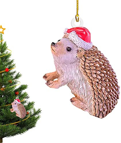 Tier hängende Verzierung - Kleine und niedliche Tiere Weihnachtsbaumdekoration,Einfach aufzuhängendes Weihnachts-Heimwerker-Partyzubehör Rosixehird