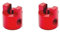 Paowsietiviity 2 set RC Boat Drive Metall Hund Welle für RC Boot Antriebswelle Teile 4mm rot