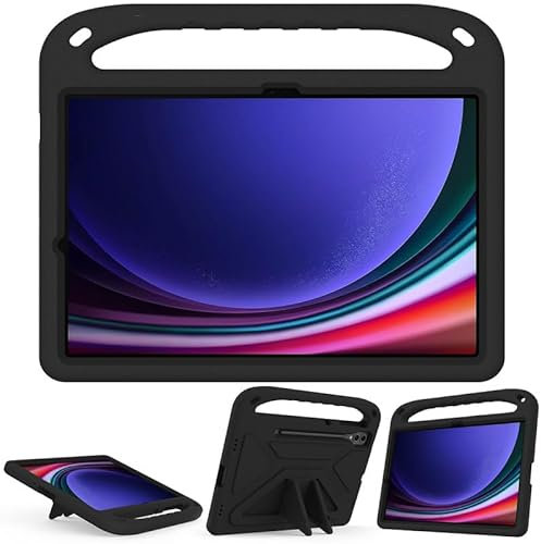 Funda para niños para Samsung Galaxy Tab S8 Plus de 12.4 pulgadas 2022 (SM-X800/X806), espuma EVA, ligera, a prueba de golpes, duradera, funda para tablet con soporte para niños firmemente, color