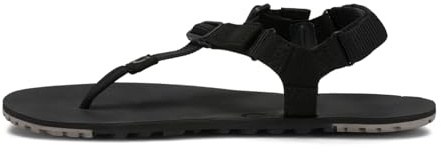 Xero Shoes Barefoot Sandals for Men | H-Trail | Zero Drop, Wide Toe Box, Minimalist | Black, 6 UK