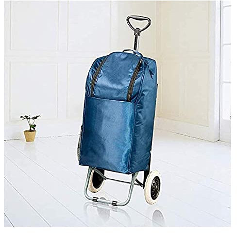 Port Treppensteigerwagen 27L Einkaufstrolley Klappbar Wasserdicht Ultraleicht Lebensmitteleinkaufswagen Gepäck