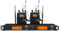 IEM Channel In Ear Monitor Wireless System Professional Monitoring With Earphone For Stage Performance(4 Bodypacks)