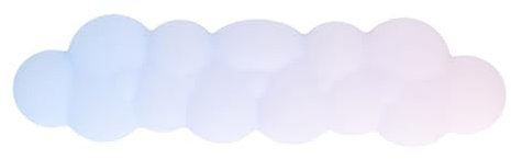 Keyboard Wrist Rest Pad, Gradient Color for 60% 65% 75% TKL 96% 100% Keyboards, Non Slip Rubber Base, Compatible with Various Keyboards, for Typing or Gaming, Prevent Slip (Type 1)
