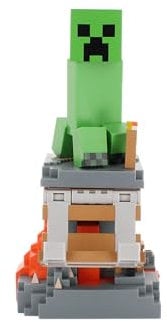 Cable Guys - Supporto per accessori da gioco e supporto per telefono di Minecraft Creeper, per la maggior parte dei controller (Xbox, Play Station, Nintendo Switch) e telefono