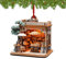 Buchhandlung Christbaumschmuck, 2D-Flacher Buchhandlung Weihnachtsbaumschmuck, Geschenke for Buchliebhaber, Buch Weihnachtsbaum Deko, Buchliebhaber-Hängeornament für Buchclub, Lesesaal, Bibliothek