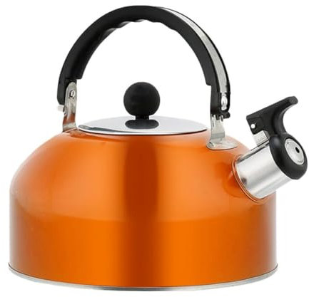 Pastoralist Stovetop Kettles, 3L Stainless Steel Whistling Kettle with Traditional Retro Spout Teapot for Hob Or Stove Top, Stovetop Kettles