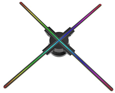 45/52/56/60/65 cm 3D-Holografie-Lüfter, Holografie-Projektor, multifunktionaler Werbemaschinen-Projektor-Lüfterbildschirm Hohe Auflösung und Klarheit(60CM)