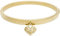 Fossil Sadie Damenarmband aus Edelstahl mit Druckknopfverschluss, Bernsteinfarbenes Gold