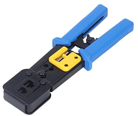 Crimping Tool Kit Ethernet Crimp Set High Carbon Steel Wire Stripper Internet Cable Repair Tool