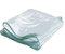 Klares Tarpaulin 1.4x2,9 m, schweres wasserdichtes PVC -Glas durch die Plane, transparente Plane mit Ösen, die sich hervorragend für Planen -Baldopie -Zelt, Boot, Wohnmobil oder Poolabdeckung (1,4x2,9