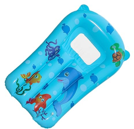 Isla de natación para niños | Juguete de natación inflable para niños pequeños | Diversión antideslizante con juguete de natación para río, lago y jardín – Actividades acuáticas al aire libre en