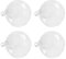 Ipetboom Jarrón de Cristal Colgante 4 Piezas Esférico Vidrio Borosilicato Decoración para Plantas para Bodas y Hogar Soporte para Suculentas y