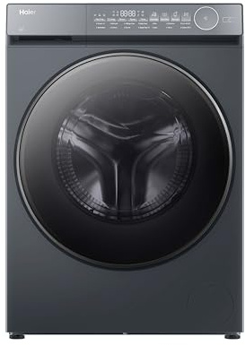 Haier X7 HW90-B14367GTUUK Washing Machine, 9kg, 1400rpm, Graphite, A-25% Energy Class