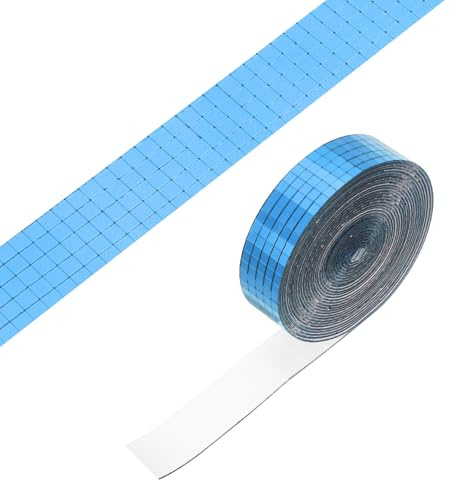 PATIKIL 5000 Pcs Specchi Autoadesivi Mosaico Tasselli 5x5mm Azzurro Chiaro | Quadrati Mini Vetro Mosaico Tasselli Adesivi, Per DIY Artigianato Disco Ball Decorazione Festa