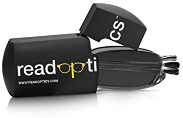 Read Optics faltbare Sonnen-Lesebrille +2,0 Dioptrien: Sonnenbrille für Damen und Herren mit UV-400 Schutz, getönt, blendfrei, inklusive kleinem Etui. Leichte Brille in Stärke +2,0 ohne Verschreibung