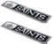 NFL - New Orleans Saints 2 Piece Heavy Duty Alumnium Truck Emblem Set