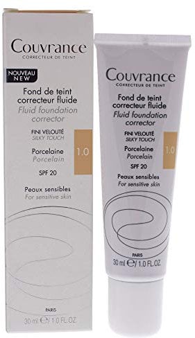 COUVRANCE Maquillaje Fluido 01 Porcelana, 30 ml