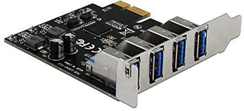DeLock USB 3.0 PCI Express Karte mit 4 x externen Typ-A Buchsen