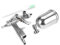 Mini Pistola de Pintar,Pintar Paredes,Pistola Pintura Con Deposito Superior,0.5Mm 125 ml Mini Pistola Pulverizadora de Gravedad de Aire para Pintar,Para Automóviles