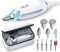 Beurer MP62 Home Manicure and Pedicure Set, Electric Nail File, 10 High-Quality Attachments, For Natural, Acrylic and Gel Nails, Precision Light, Fast Rotation (2000-5400rpm), UK Plug and Storage Bag
