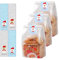 50 Stück Partytüte Candy Set Tüten Geschenktütchen Candybag Süssigkeiten Cookie Beutel,Kunststoff Gunst Taschen für Hochzeitstag Geburtstag Weihnachten 54 Blatt Weihnachtsdekoration Aufkleber