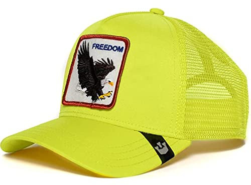 Goorin Bros. Unisex-Erwachsene The Farm Original Adjustable Snapback Trucker Hat Baseballkappe, Gelb (Der Freiheitsadler), Einheitsgröße