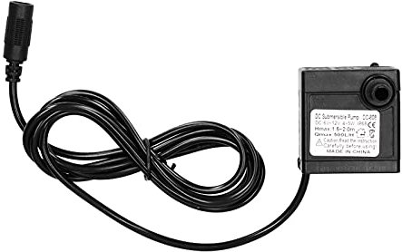 Risegun Mini Wasserpumpe, 500L/H 5W Tauchpumpe Ultra Leise Aquarium Pumpe Bürstenlose Tauchwasserpumpe Springbrunnen Pumpe für Aquarium Teich Garten