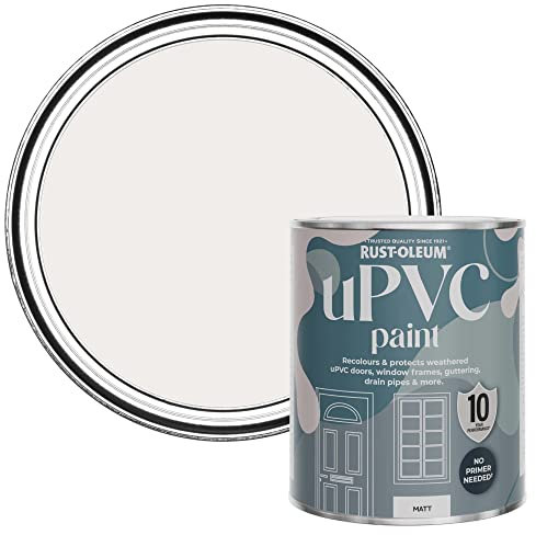 Rust-Oleum Grey uPVC Door and Window Paint in Matt Finish - Fleur 750ml