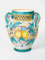 TERRECOTTE DEL SOLE - Vaso siciliano originale H 25 con manici, realizzato e decorato a mano.