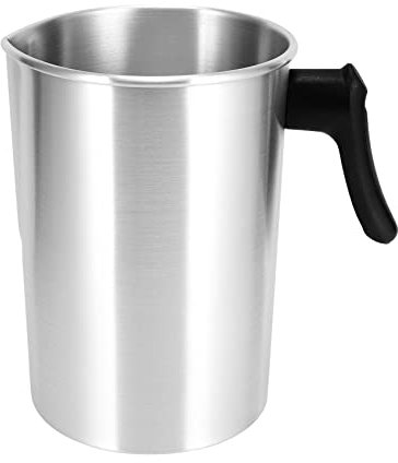 Bntaomle Jarra para hacer velas de 4 libras, jarra de aluminio para hacer velas sin