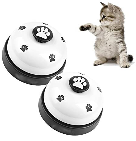 Campanelli per Animali Domestici,2 pezzi Campane Per Addestramento Animali Domestici Campanelli per Vasino per Cuccioli per Addestramento e Comunicazione