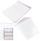 Mesybveo Lot de 60 Sachets Zip Transparent, 30x40cm Sachet Plastique, Sacs à Fermeture en Polyéthylène Réutilisable, Pochette Plastique Grande Capacité pour Toutes Sortes D'encas et Bijoux