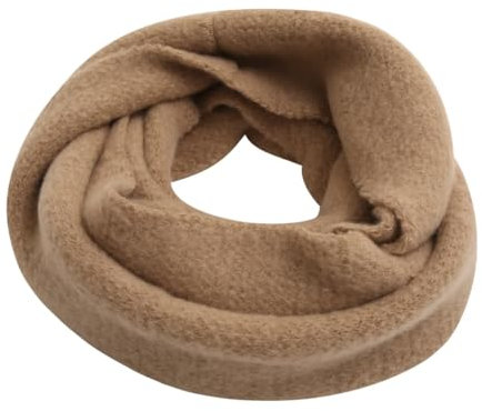 FASHION YOU WANT Damen Loopschal Strickschal Schlauchschal Schal Feinstrick einfarbig Rundschal (camel)