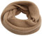 FASHION YOU WANT Damen Loopschal Strickschal Schlauchschal Schal Feinstrick einfarbig Rundschal (camel)