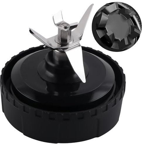 Pièces de rechange Ninja Blender, 6 ailettes d'extraction pour tasses Ninja de 473,6 g, lame de rechange compatible avec les mélangeurs Nurti Ninja Pro BL660 BL663 BL663CO BL665Q BL740 BL770