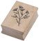 Artoz Stempel – Holzstempel – „Blume breeze“ – 50 x 35 mm – Motivstempel zum Kartenbasteln für Einladungen, Geburtstag, Grüße