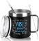 Livole ABI 2024 Geschenk Junge, Prüfung Bestanden Geschenk, Glückwünsche zum Abitur, Abi 2024 Weil Ichs Kann, Abi Tasse Junge, Geschenke zum Abitur, 12oz 350ml Thermobecher mit Henkel aus Edelstahl