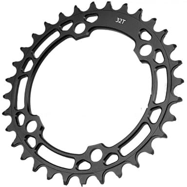 ZHAOYUQI Platos para Bicicletas Plato de Bicicleta de montaña 96BCD MTB BCD 96mm 32T 34T 26T-36T Plato de Bicicleta Plato Ovalado 32 MTB(32T)