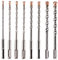 Set Of 8 SDS Drill Bits 5/5.5/6/6.5/7/8/10/12mm x 160mm Long SDS Plus High Performance Hammer Drill Bit Set, TCT Tungsten Carbide Cross Tipped Masonry Drill Bit For Brick, Concrete, Stone, Granite