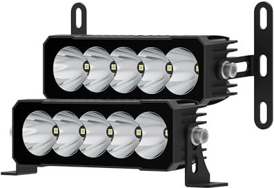 SUFEMOTEC 2Pcs 6 Zoll 100W LED Arbeitsscheinwerfer,12V 24V LED Zusatzscheinwerfer Scheinwerfer IP68 Wasserdicht 4x4 Fahrlicht für Traktor Boot Bagger Schlepper Arbeitsleuchten Agricultural vehicles