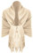 Van Der Rich ® - Eleganter einfarbiger Schal aus Wolle mit Fransen Warm und weich - Damen (Uni Nude Heathered)