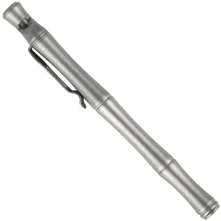 ZASCHMOY Stylo à Bille en Alliage Ti, Sifflet, Étanche pour Voyage