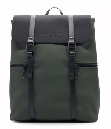 Accestories s.r.l. LUMBERJACK Herren Rucksack, Schwarz / Grün